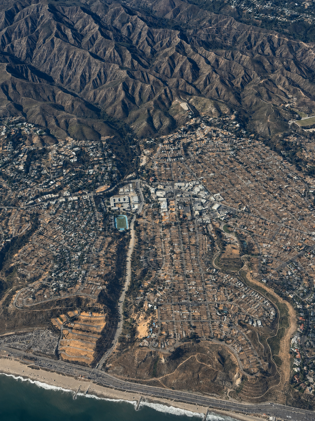 Uplifters Foundation program area map — Pacific Palisades target streets